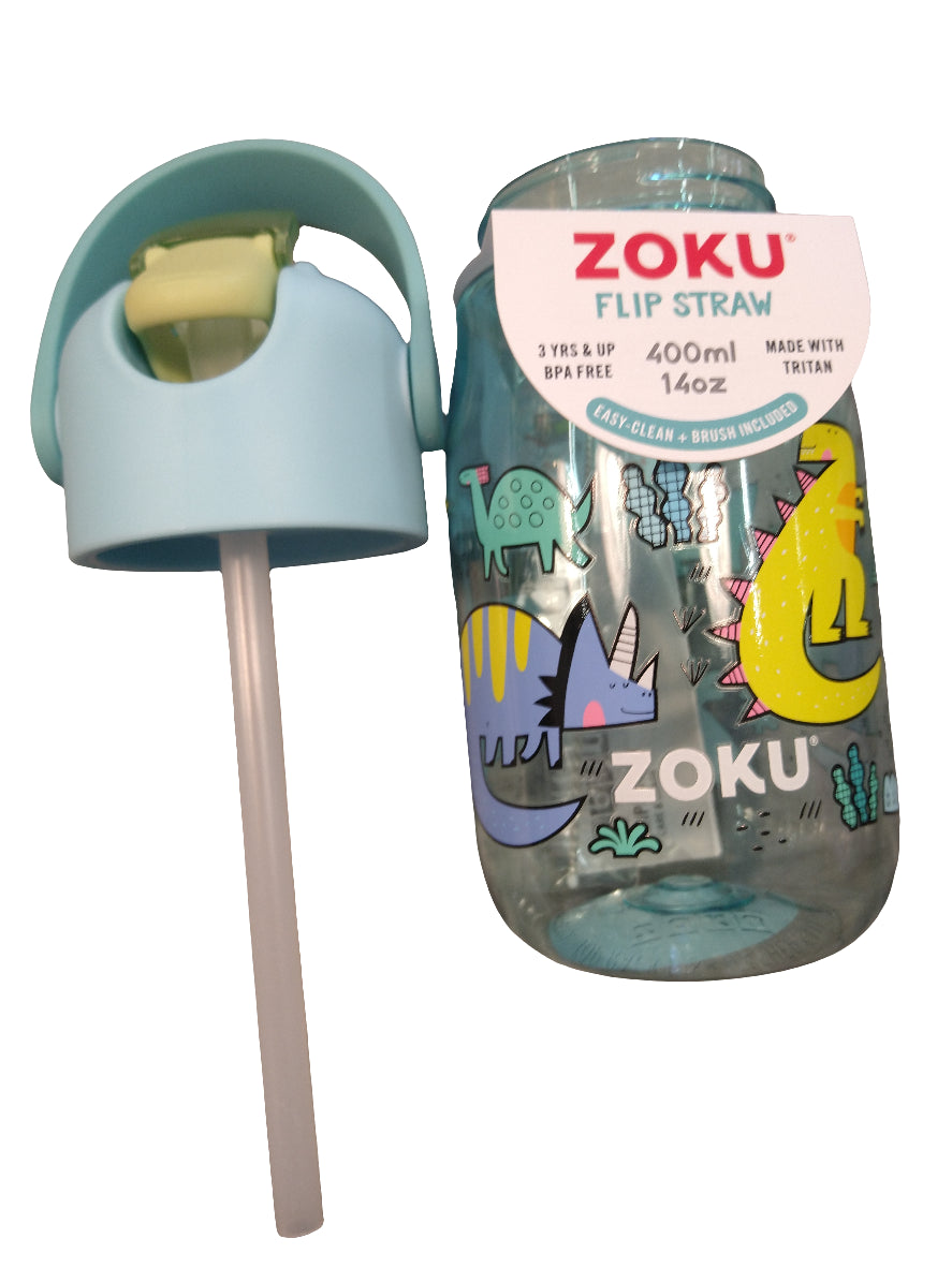 Borraccia in Tritan 465 ml- Dinosauri azzurro